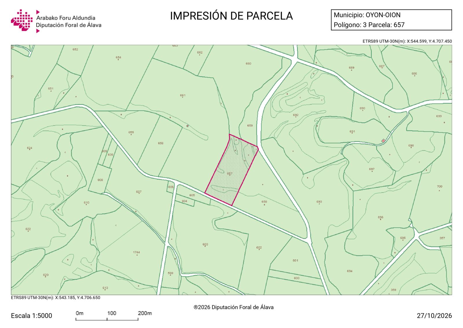 Finca rústica de 19.519 m² · Oyón-Oion · Fotografía 3