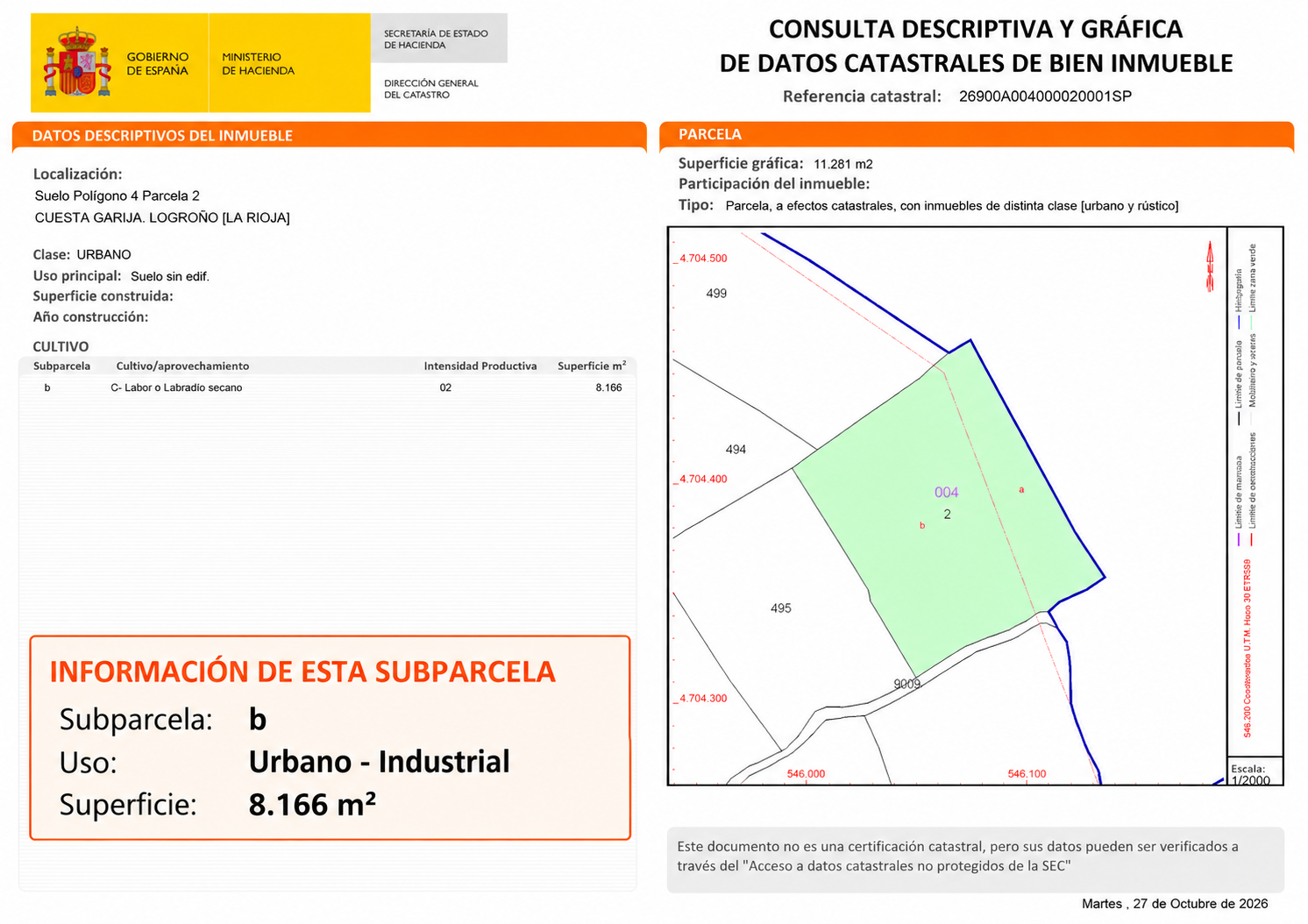 Finca urbana industrial y rústica · Logroño · Fotografía 2